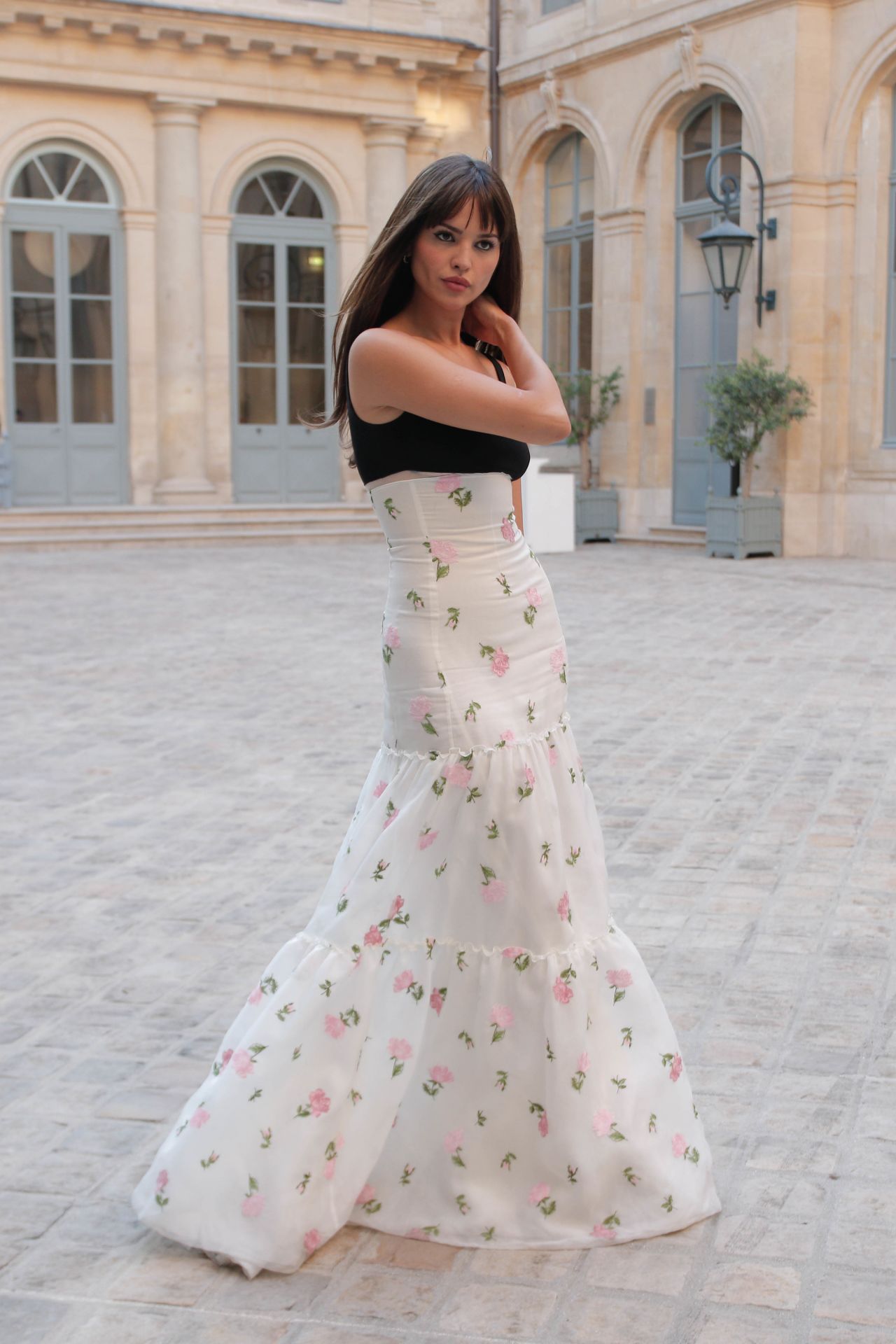 Eiza Gonzalez - Arriving at Giambattista Valli Dinner in Paris 07/04