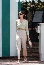 Eiza Gonzalez - Leaving the San Vicente Bungalows in West Hollywood 07/29/2022