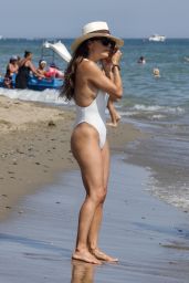 Eva Longoria on the Beach in Marbella 07/18/2022