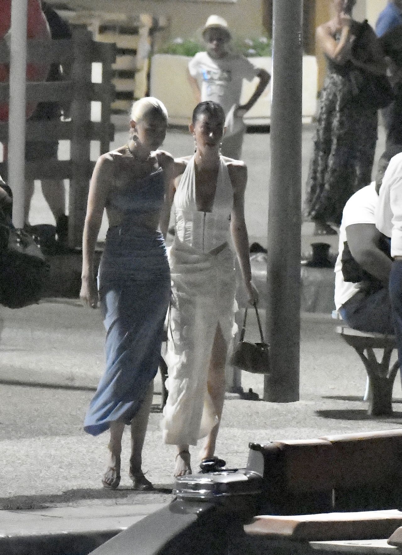 Gigi Hadid and Leah McCarthy at the Harbor of Saint Tropez 07/24/2022