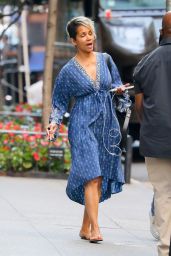 Halle Berry - Heading to the Movie Set in New York 07/13/2022