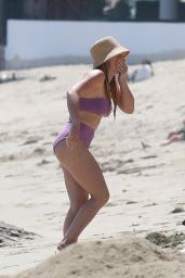 Hilary Duff in a Bikini - Celebrating the 4th of July in Malibu 07/05/2022