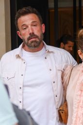 Jennifer Lopez and Ben Affleck - Leaving the Costes Hotel in Paris 07/25/2022