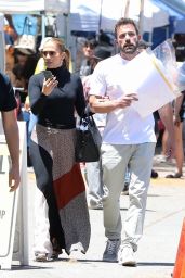 Jennifer Lopez and Ben Affleck - Shopping at Melrose Trading Post in LA 07/03/2022