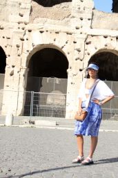 Jessica Alba in the "Eeternal City" in Rome 07/16/2022