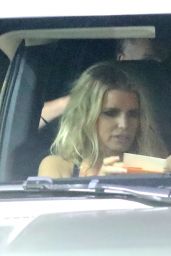 Jessica Simpson - Leaving the Sunset Tower Hotel in West Hollywood 07/10/2022