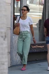 Jordana Brewster - Shopping on Rodeo Drive in Beverly Hills 07/12/2022