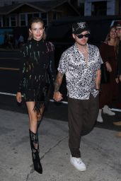 Josephine Skriver and Alexander DeLeon - Out in Santa Monica 07/16/2022