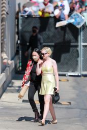 Julia Garner   Arriving at the Jimmy Kimmel Show in Hollywood 07 18 2022   - 73