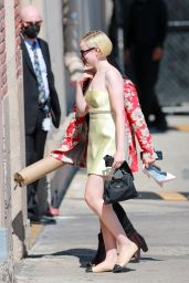 Julia Garner   Arriving at the Jimmy Kimmel Show in Hollywood 07 18 2022   - 76