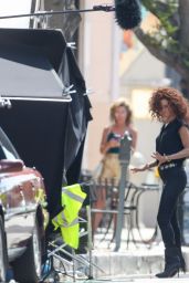 Juliette Lewis - Chippendales Series "Immigrant" Shooting in San Pedro 06/29/2022