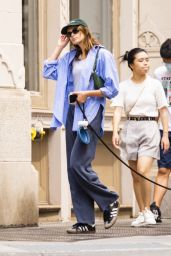 Kaia Gerber - Out on a Stroll in New York City 07/16/2022
