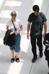 Kaley Cuoco   JFK Airport in New York 07 01 2022   - 2