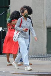 Katie Holmes in Comfy Outfit - NYC 07/13/2022