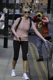 Katie McGlynn - Leaves BBC Morning Live in Manchester 07/13/2022