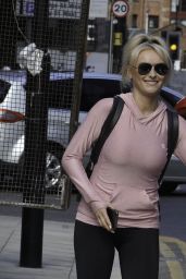 Katie McGlynn - Leaves BBC Morning Live in Manchester 07/13/2022