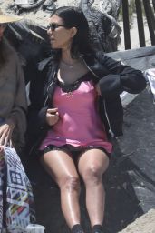 Kourtney Kardashian on the Beach in Malibu 07/09/2022