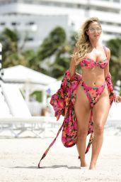 Kourtney Kellar at the Beach During Miami Swimweek 07/15/2022