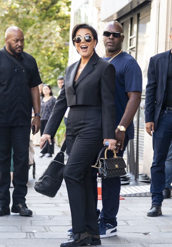 Kris Jenner - Leaving the Jean-Paul Gaultier Show in Paris 07/05/2022