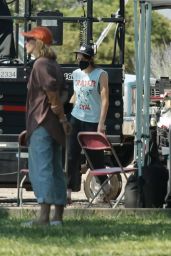 Kristen Stewart - "Love Lies Bleeding" Set in Albuquerque 06/29/2022