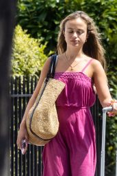 Lady Amelia Windsor in a Pink Dress - Notting Hill 07/20/2022