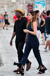 Lake Bell and Chris Rock   Exploring and Sightseeing in the Old City Harbor of Dubrovnik 07 22 2022   - 24