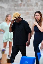 Lake Bell and Chris Rock   Exploring and Sightseeing in the Old City Harbor of Dubrovnik 07 22 2022   - 39