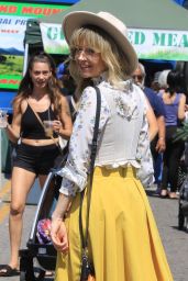 Lindsey Stirling at the Farmers Market in Los Angeles 07/17/2022