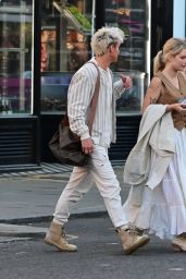 Lottie Moss with ex Partner Sam Prince in London 07/07/2022