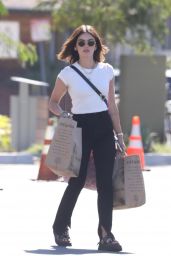 Lucy Hale - Grocery Shopping at Erewhon Market in LA 07/02/2022