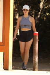 Lucy Hale - Hike in Studio City 07/14/2022