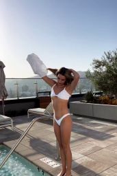 Madison Reed in a White Bikini June 2022