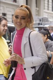 Meg Donnelly   Arrives For Her Appearance on  Live with Kelly and Ryan  in NYC 07 07 2022   - 34