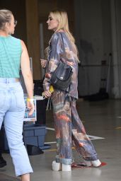 Meg Donnelly - Arriving at a Studio in Brooklyn 07/07/2022