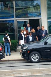 Meghan Markle and Prince Harry   Depart the United Nations Building in NYC 07 18 2022   - 2