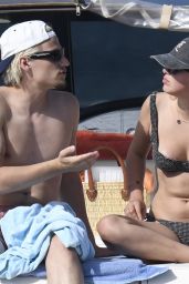 Millie Bobby Brown on a Boat in Sardinia 07/06/2022