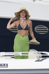Millie Bobby Brown on a Boat in Sardinia 07/07/2022