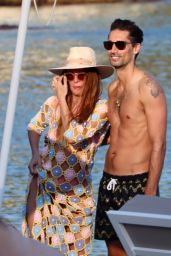 Millie Mackintosh With Husband Hugo Taylor at the Beach on Corfu Island 07/23/2022