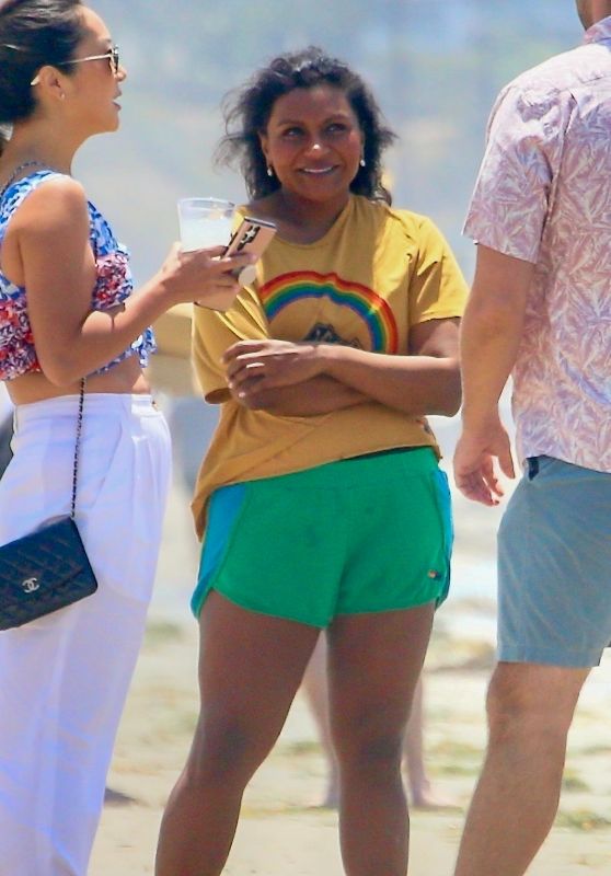 Mindy Kaling - Fourth of July Party in Malibu 07/03/2022