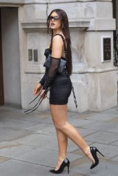 Missy Keating in a PrettyLittleThing Dress - London 07/27/2022