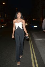 Naomie Harris - Exits the British Vogue x Sabina Bilenko Dinner in London 07/07/2022