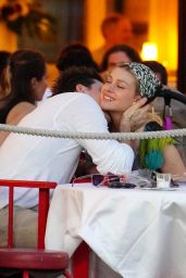 Nicola Peltz and Brooklyn Beckham at Senequier Restaurant in St.Tropez 06/29/2022