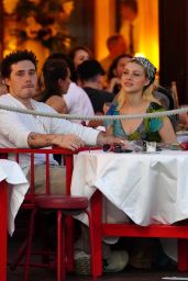 Nicola Peltz and Brooklyn Beckham at Senequier Restaurant in St.Tropez 06/29/2022