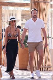 Nicole Scherzinger and Thom Evans - Principote Beach in Mykonos 07/02/2022