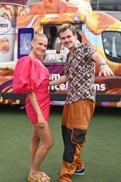 Pixie Lott at the Launch of the H agen Dazs Ice Cream Van of Ice Cream Vans in London 07 15 2022   - 62