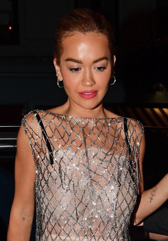 Rita Ora Wearing Night Out at Soho House in London 07/05/2022