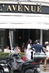 Rochelle Humes - L’Avenue Restaurant in Paris 07/03/2022