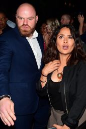 Salma Hayek and Tom Cruise at the AMAZONICO Restaurant in Central London 07/15/2022
