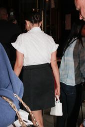 Selena Gomez in White Top and Black Skirt   Out in Paris 07 07 2022   - 12