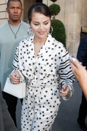 Selena Gomez   Leaving Her Hotel in Paris 07 09 2022   - 96